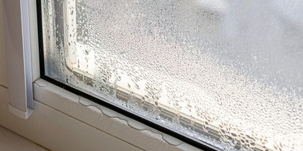 Drops,Of,Condensate,And,Black,Mold,On,A,Substandard,Metal-plastic Drops,Of,Condensate,And,Black,Mold,On,A,Substandard,Metal-plastic